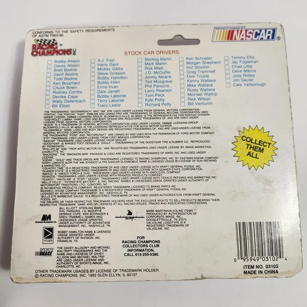 1992 Racing Team Transporter #21 Morgan Shepherd With Mini Stock Car